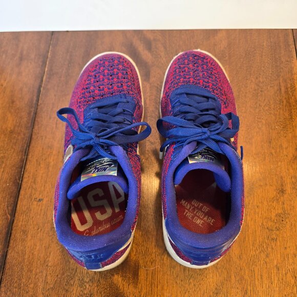 Share Nike Air Force 1 Low Ultra Flyknit USA Mens Size 8 Running Shoes Sneakers - Picture 6 of 13